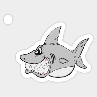 Chubby Shark Sticker